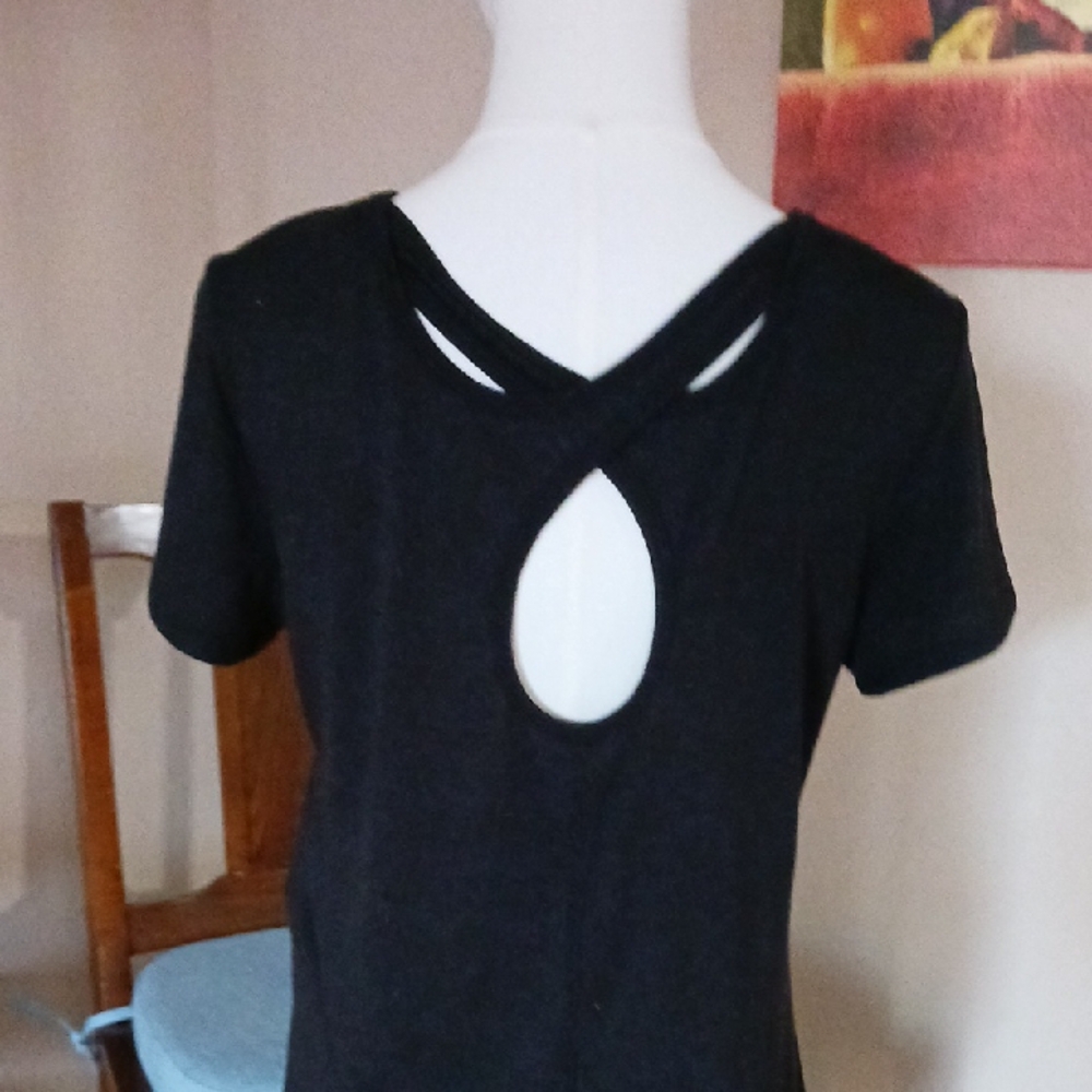 Ideology Black Graphic Tee - Picture 6 of 10
